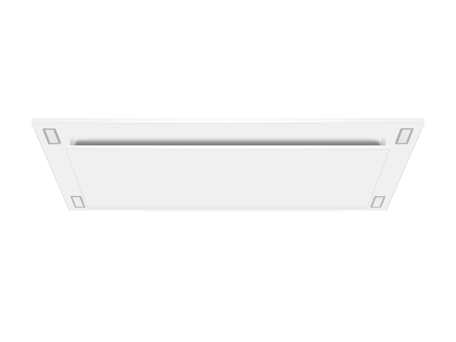 VICTORY Sunset 36 inch Flush Ceiling Mount Range Hood 600 CFM in White