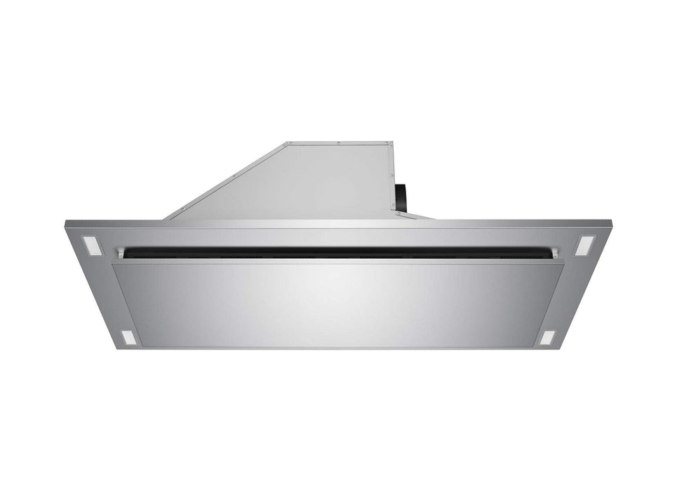 VICTORY Sunset 36 inch Flush Ceiling Mount Range Hood 600 CFM in Stainless Steel