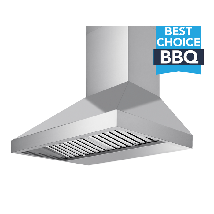 Victory Twister BBQ 42 Inch 1200 CFM Outdoor Wall Mounted BBQ Range Hood in Stainless Steel