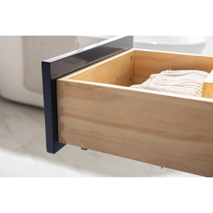 Valentino 42" Single Sink Vanity with White Quartz Top