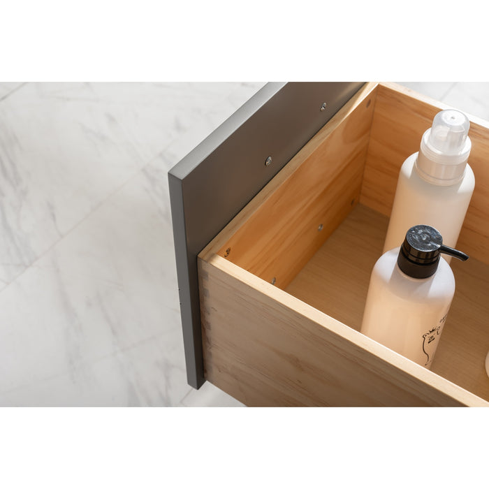 Valentino 42" Single Sink Vanity with White Quartz Top