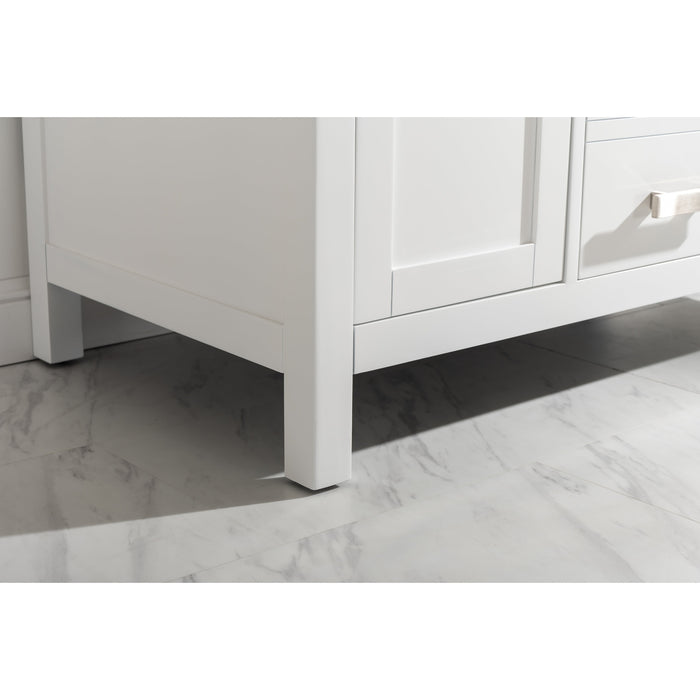 Valentino 42" Single Sink Vanity with White Quartz Top