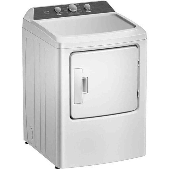 Midea 7.0 CF Gas Dryer, Sensor Dry in White