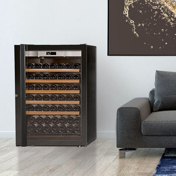 Transtherm Prestige Loft Vintage Wine Cabinet in Black