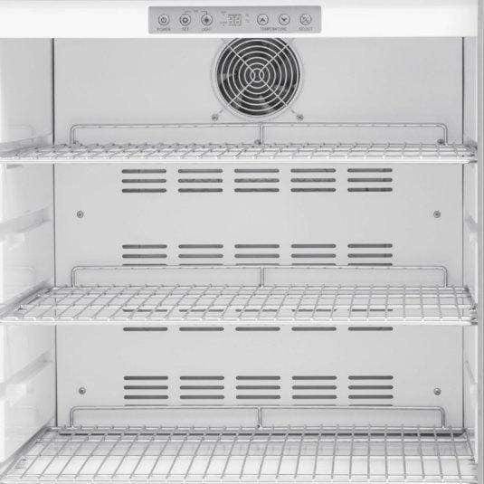 Whynter 24" Built-in Outdoor 5.3 cu. ft. Beverage Refrigerator Cooler with Full Stainless Steel Exterior, Lock, and Caster Wheels