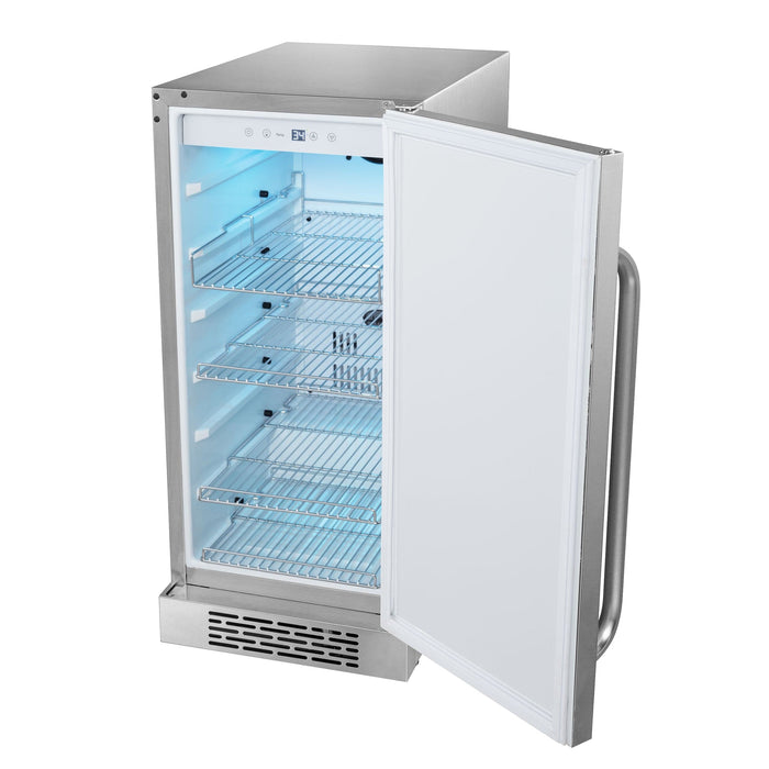 Whynter Stainless Steel 3.0 cu. ft. Indoor/Outdoor Beverage Fridge